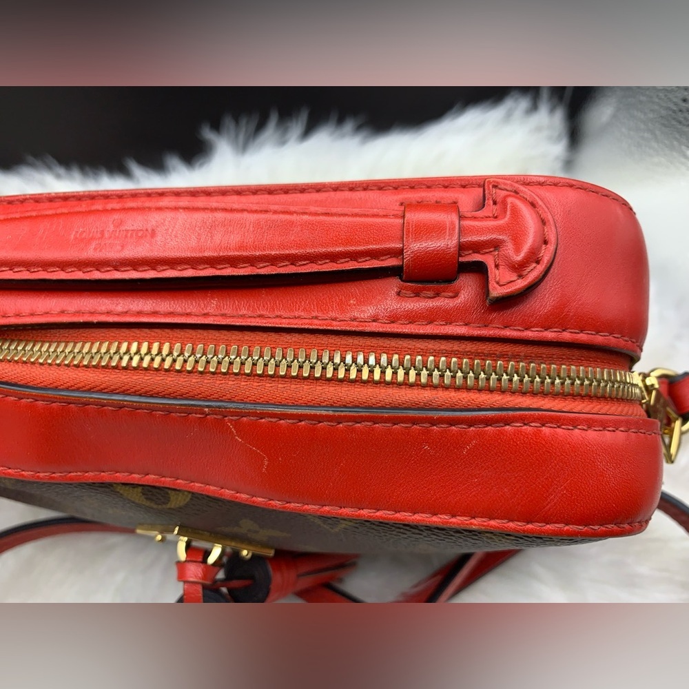 LOUIS VUITTON Monogram Saintonge Red - Picture 9 of 14